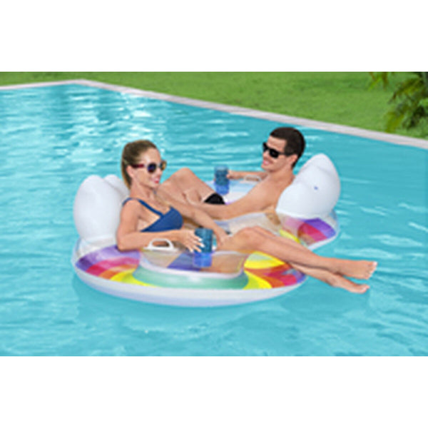 Inflatable Wheel Bestway Rainbow 186 x 116 cm-10