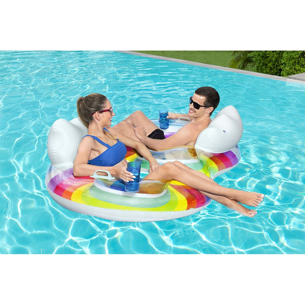 Inflatable Wheel Bestway Rainbow 186 x 116 cm-11