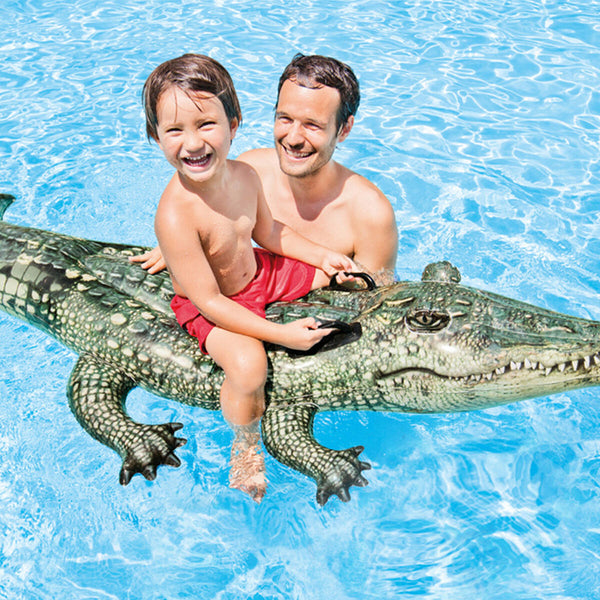 Inflatable pool figure Intex Crocodile 86 x 20 x 170 cm (6 Units)-2