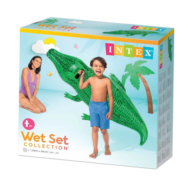 Inflatable pool figure Intex Crocodile 168 x 86 cm (12 Units)-1