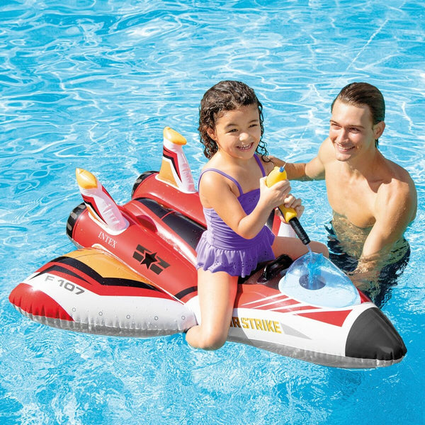 Air mattress Intex Water Pistol Aeroplane 117 x 117 cm (6 Units)-2