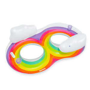 Inflatable Wheel Bestway Rainbow 186 x 116 cm-0