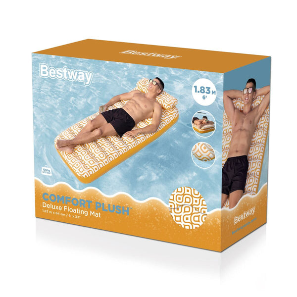 Bestway Inflatable Mattress Waterproof Deluxe 183x84 cm Beach & Pool 43836-2