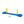 Pool volleyball set Bestway 244 x 64 cm-0