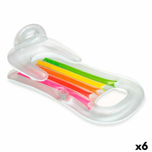 Inflatable Pool Chair Intex Rainbow 160 x 53 x 85 cm (6 Units)-0