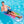 Inflatable Pool Chair Intex Rainbow 160 x 53 x 85 cm (6 Units)-3
