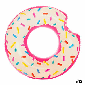 Inflatable Wheel Intex Donut Pink 107 x 99 x 23 cm (12 Units)-0