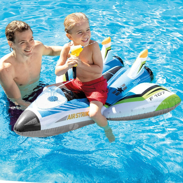 Air mattress Intex Water Pistol Aeroplane 117 x 117 cm (6 Units)-4